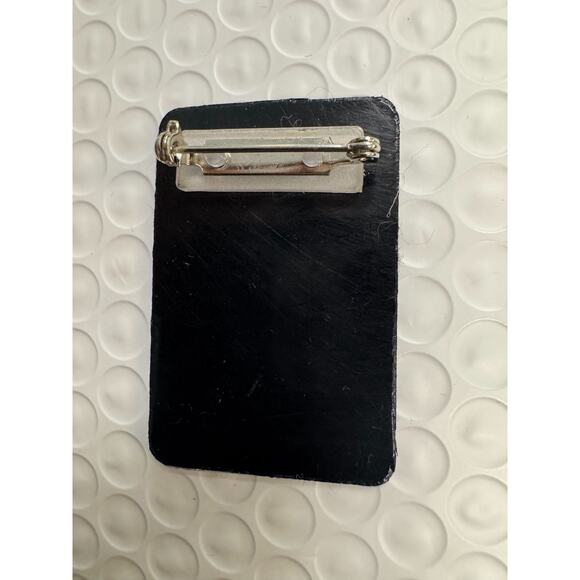 Artistic Jester Rectangular Pin Badge - Picture 2 of 4